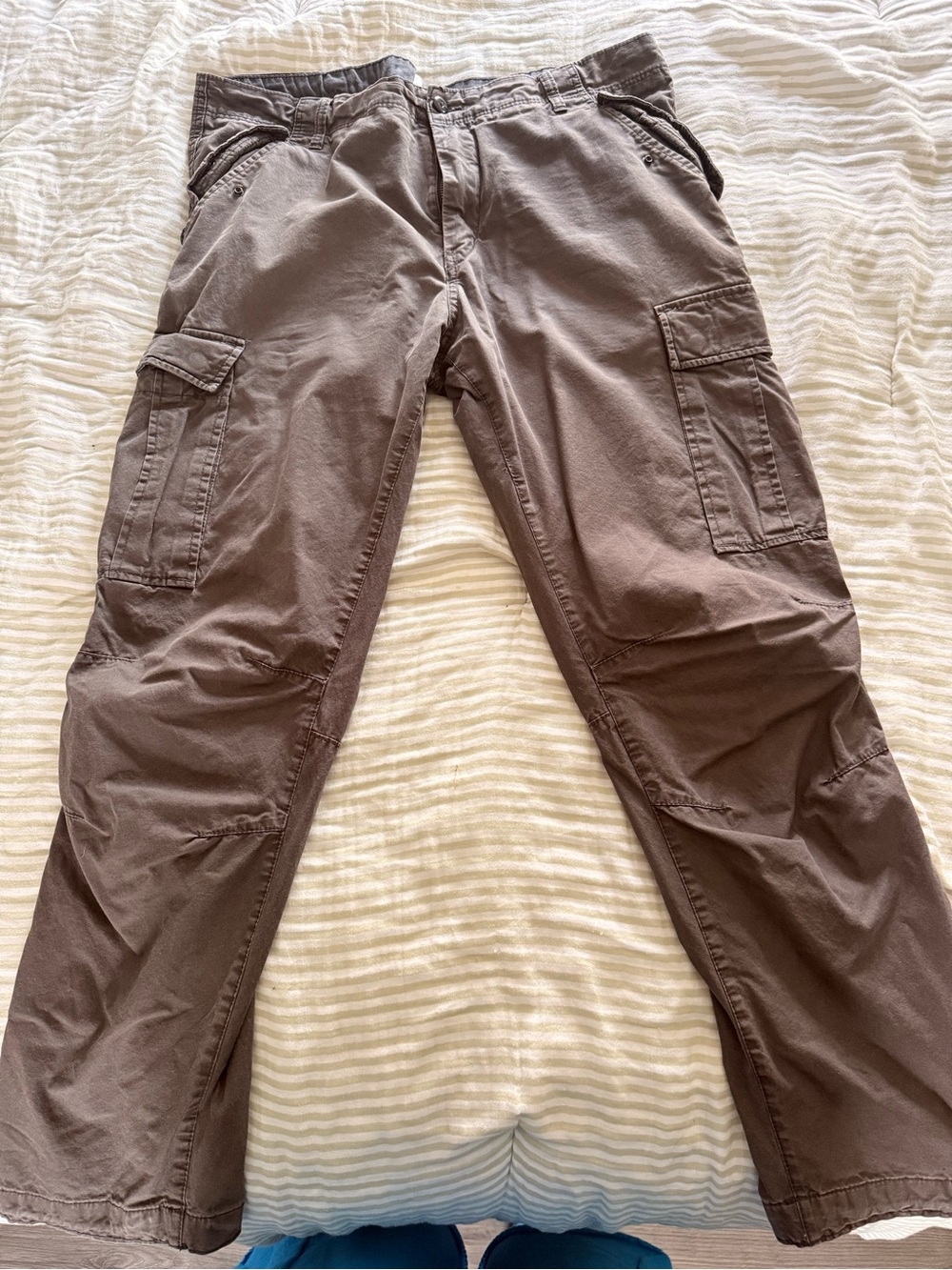 H&M Men's Cargo Pants in Gray